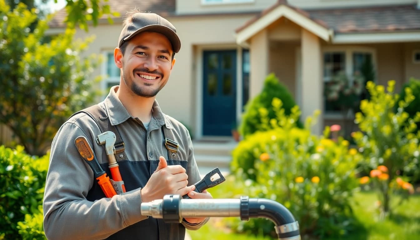 Find a qualified Plumber near me ready to assist with plumbing needs in a residential setting.