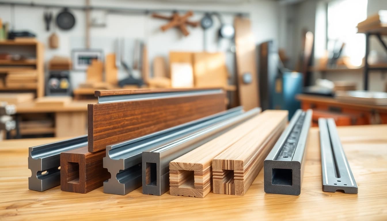 Showcasing premium Drawer Slides Supplier offerings in a well-lit workshop environment.