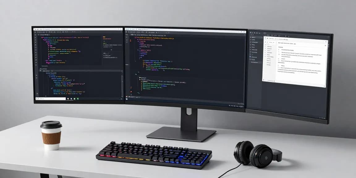 Thabet360 software development workspace showcasing cloud computing and AI technology.