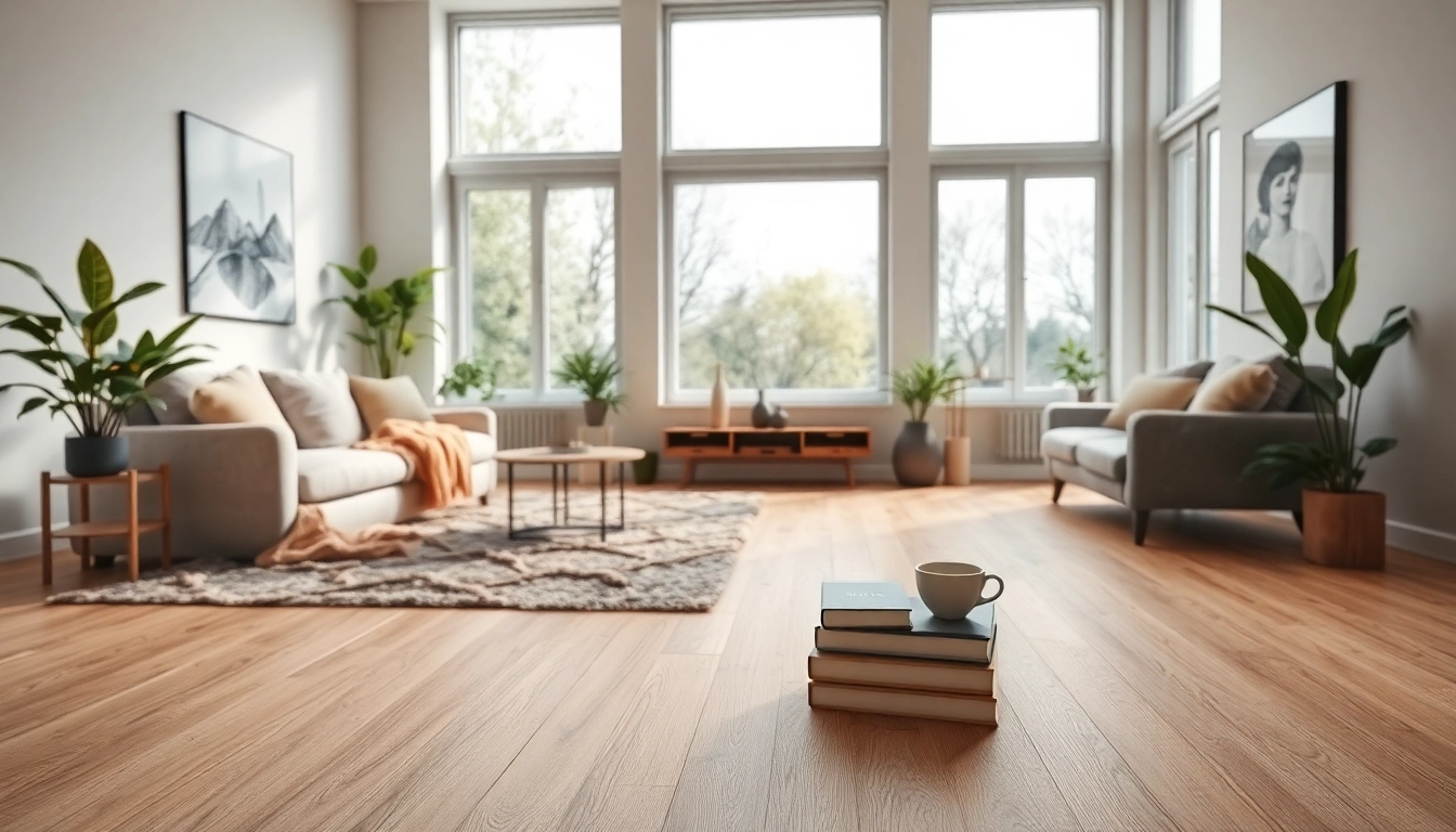 Enhance your interior with flooring lvp that embodies warmth and style in a modern living space.