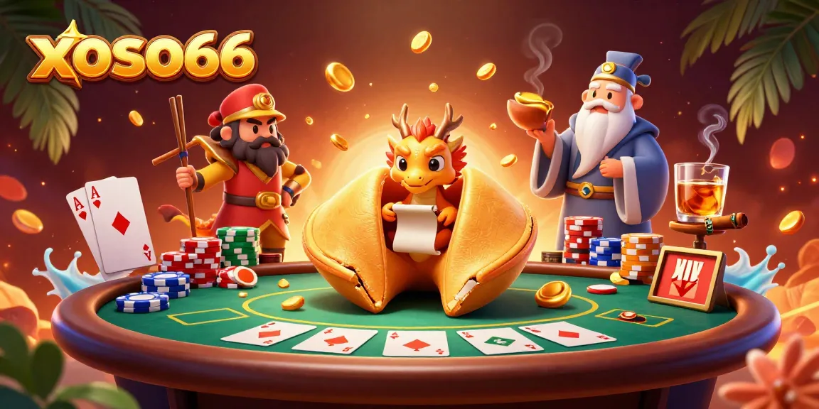 Engage with xoso66's thrilling gaming adventure featuring unique characters and vibrant casino elements.