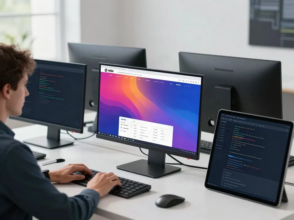 web application vulnerability assessment & penetration test dashboard in a modern developer workspace