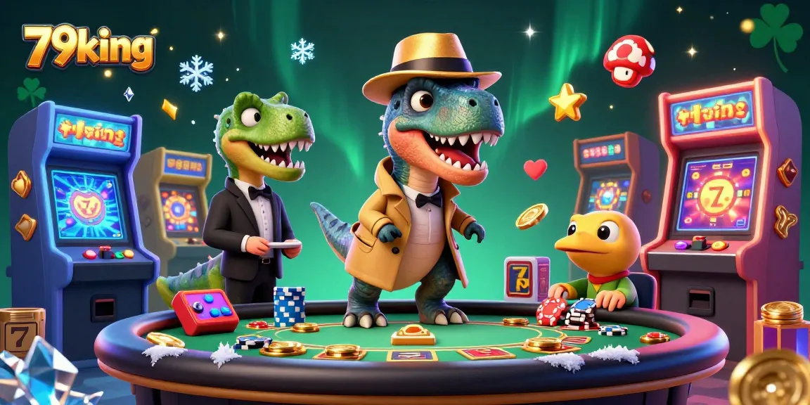 79king cartoon velociraptor card counter feigning innocence at a blackjack table with casino elements